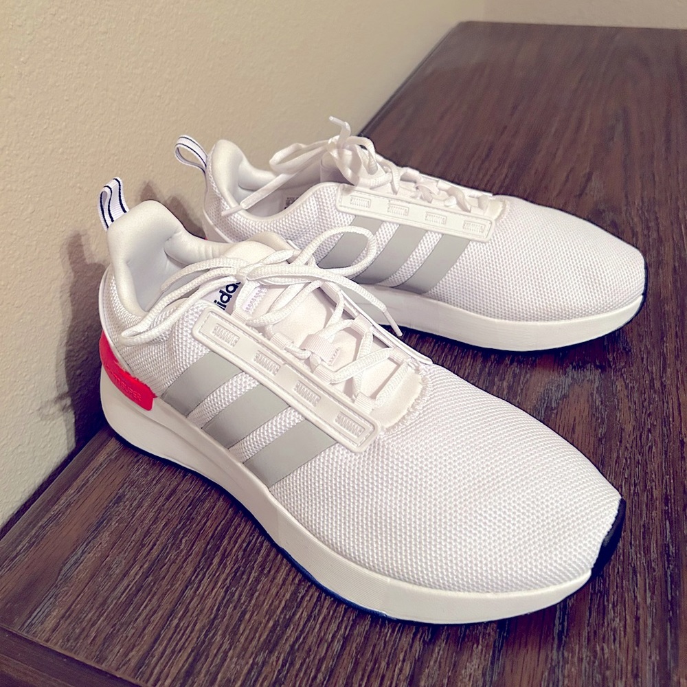 Adias white sneakers for men